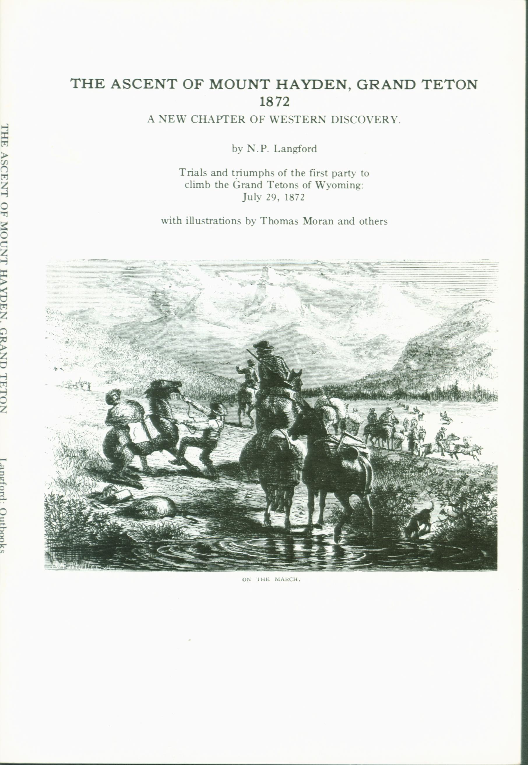 The Ascent of Mount Hayden (Grand Teton), in 1872. vist0066 front cover mini